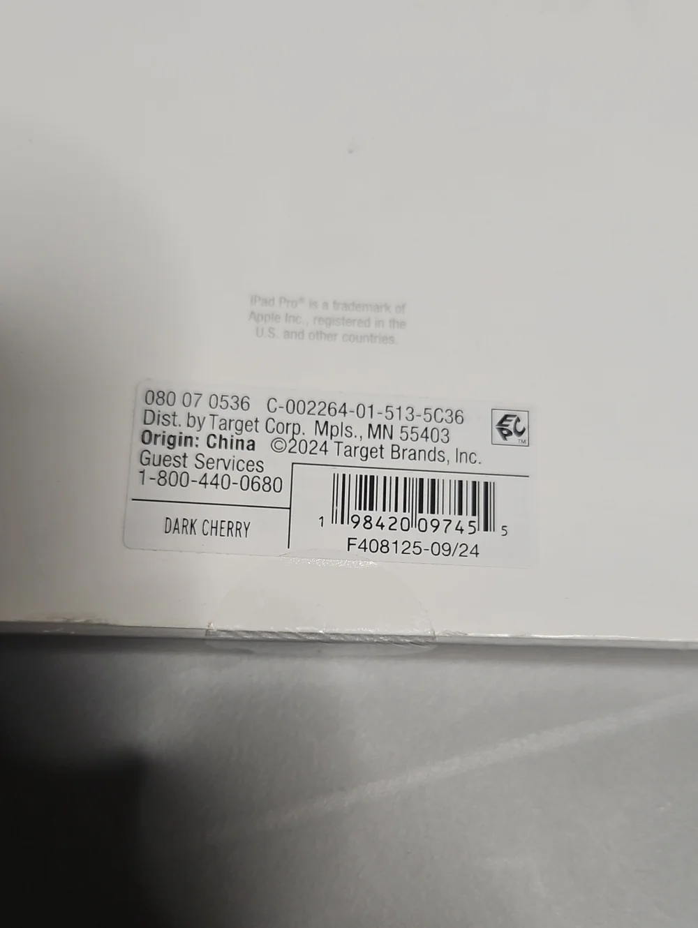 HEYDAY IPAD PRO 11 (2024) TABLET CASE: DARK CHERRY: NEW IN PACKAGE